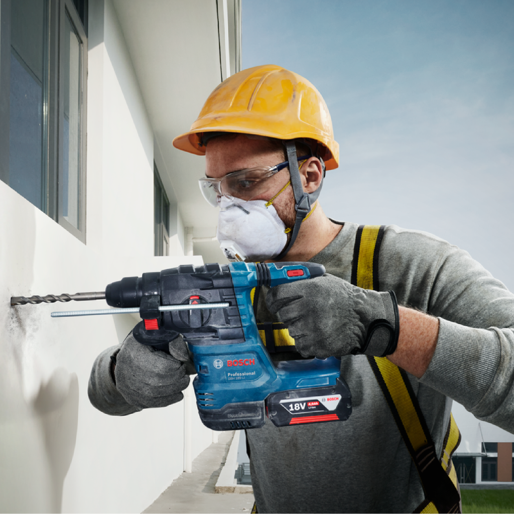 BOSCH GBH 185 LI BRUSHLESS ROTARY HAMMER SOLO GLOBALL HARDWARE