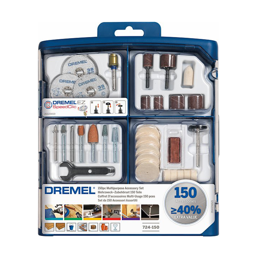 Coffret 100 accessoires Dremel multi-usage - 2615S723JA