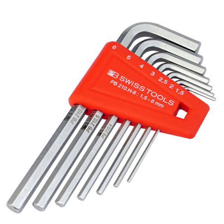 PB SWISS TOOL HEX KEY L-wrench SETS FOR HEXAGON SOCKET SCREWS(PB210H-6 ...