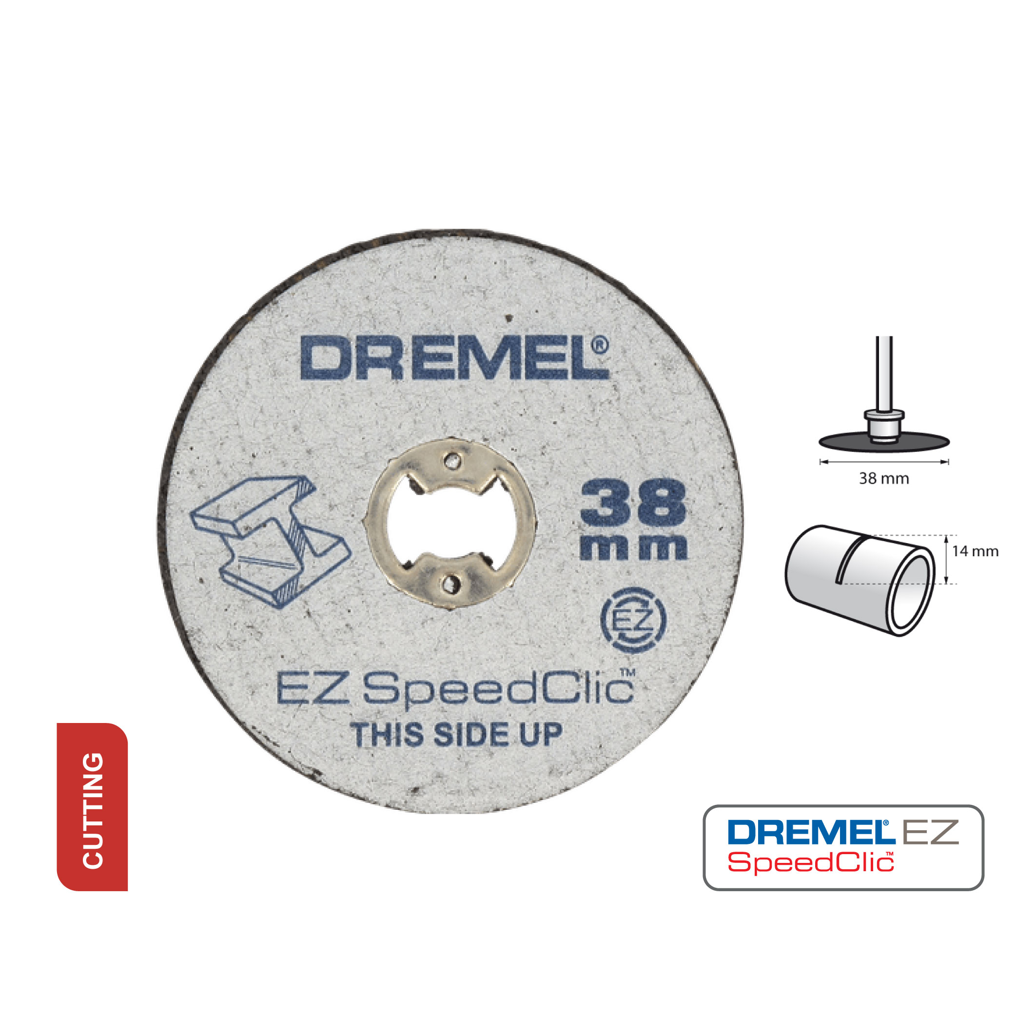 Articulation lys s Ved DREMEL EZ SPEEDCLIC: METAL CUTTING WHEELS 12-PACK – SC456B – GLOBALL  HARDWARE & MACHINERY SDN BHD